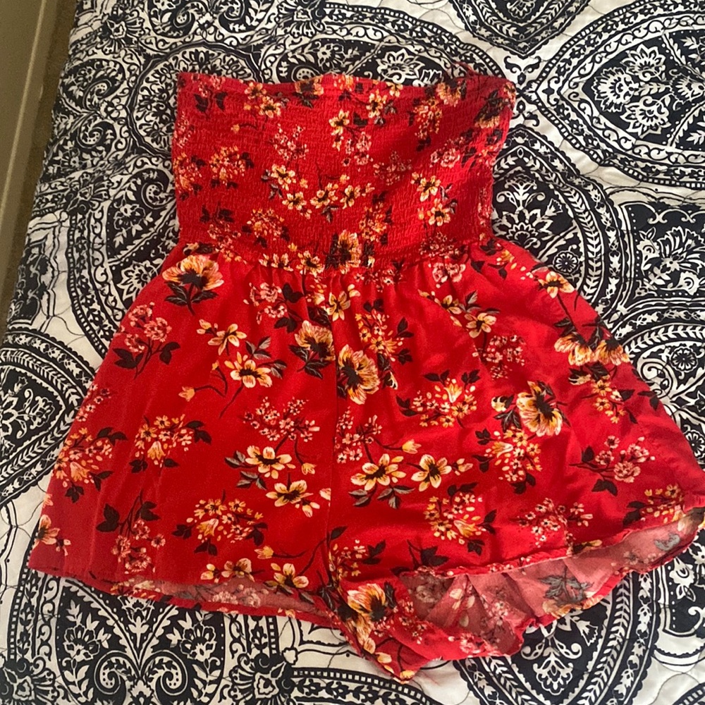 Garage Floral Romper